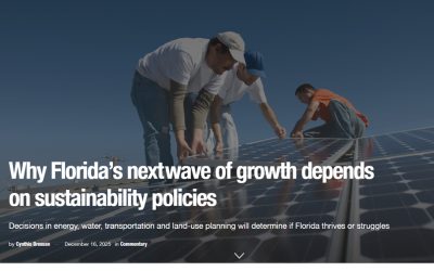 Why Florida’s next wave of growth depends on sustainability policies