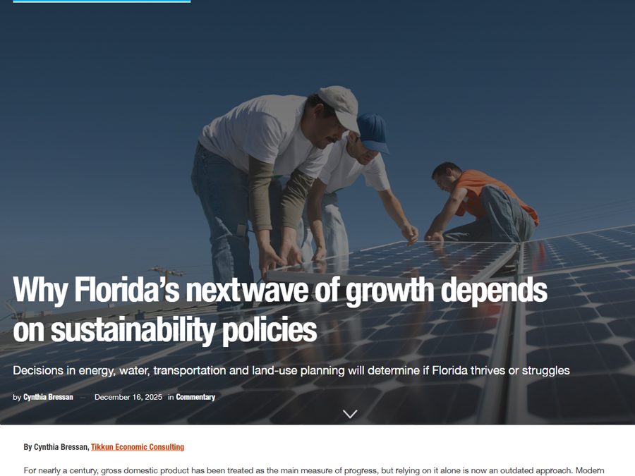Why Florida’s next wave of growth depends on sustainability policies